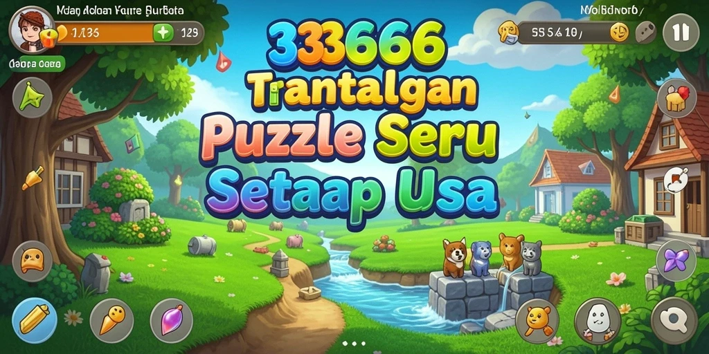 Gameplay seru dan menantang dari 333666 dalam permainan Puzzle.