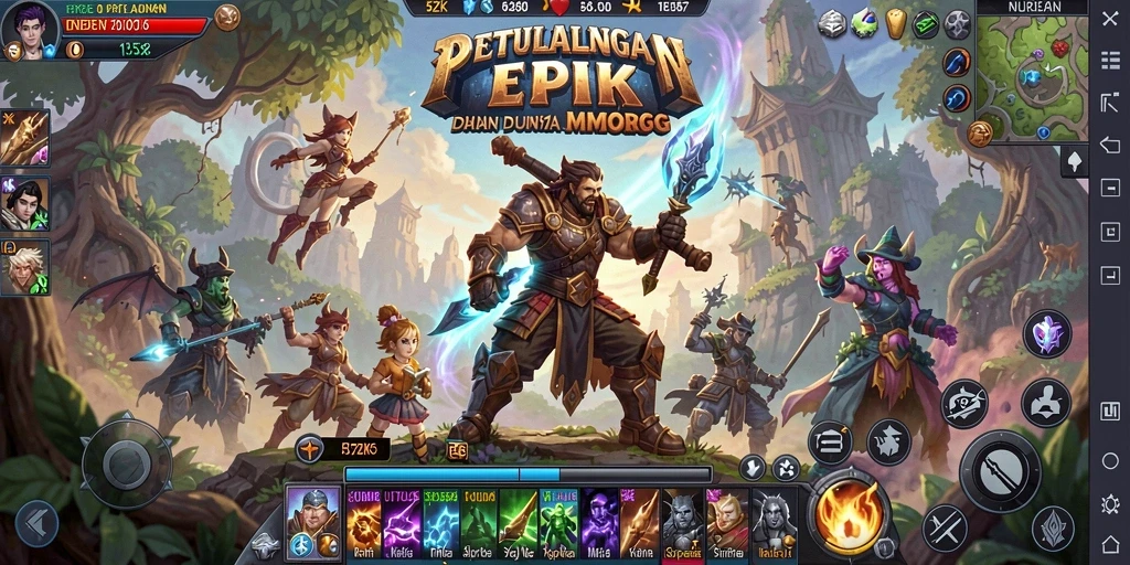 Tangkapan layar gameplay <strong>5ZK</strong> dengan pertarungan epik antar pemain.