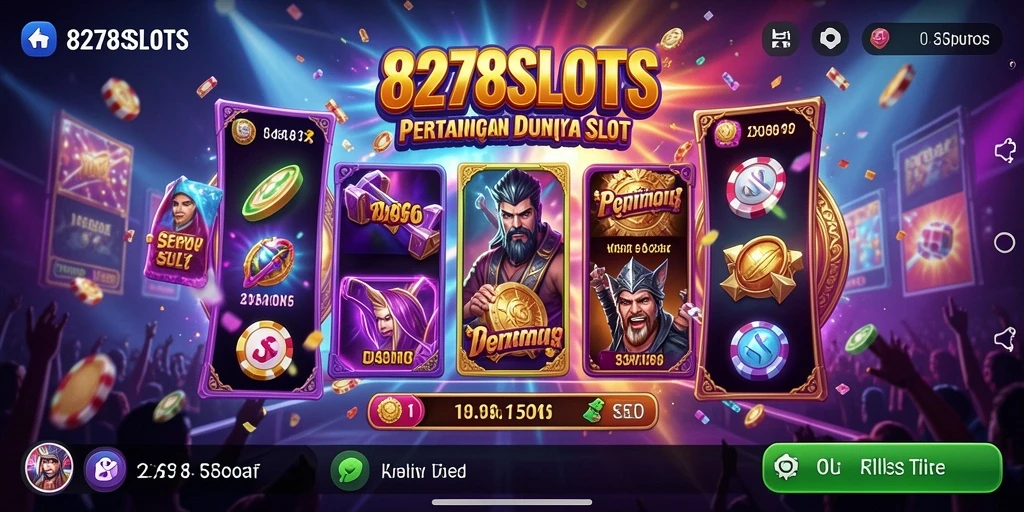 Tampilan menarik dari pertarungan di 8278SLOTS.