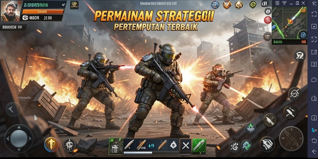 Tampilan gameplay 888IDR yang mengesankan di dunia SLG.