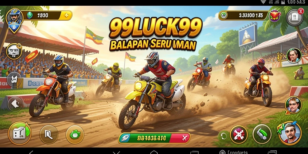 Gameplay seru dalam balapan cepat 99LUCK99.