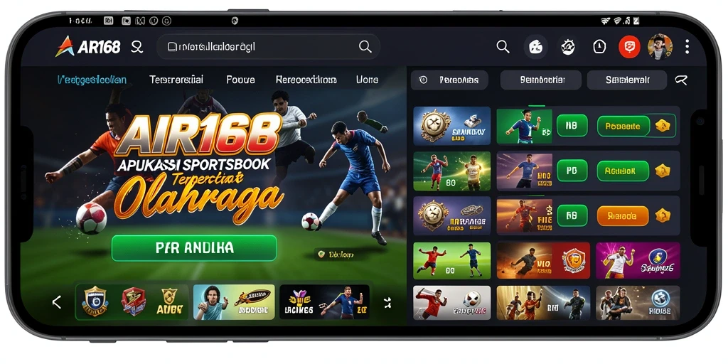 Tampilan gameplay Sportsbook AIR168 yang menarik dan interaktif.