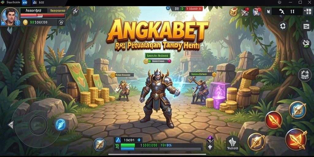 Tampilan gameplay ANGKABET yang menakjubkan dalam petualangan RPG.
