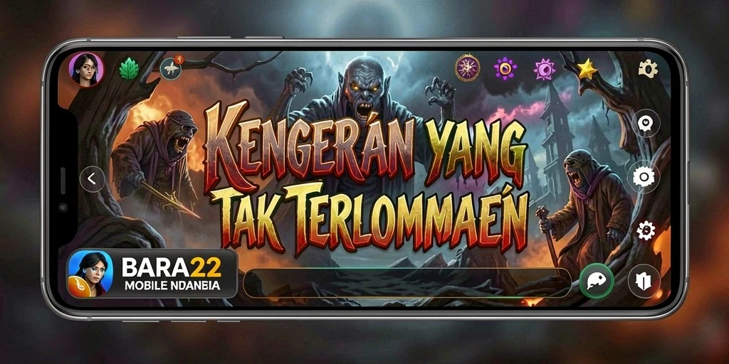 Gameplay BARA22 yang menegangkan dengan atmosfer horor yang mendalam.