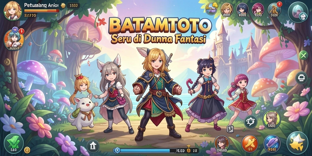 Screenshot permainan menunjukkan momen seru dalam bertarung dengan karakter anime.