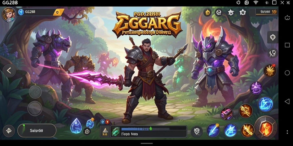 Tampilan gameplay GG288 yang mendebarkan dalam dunia ARPG.