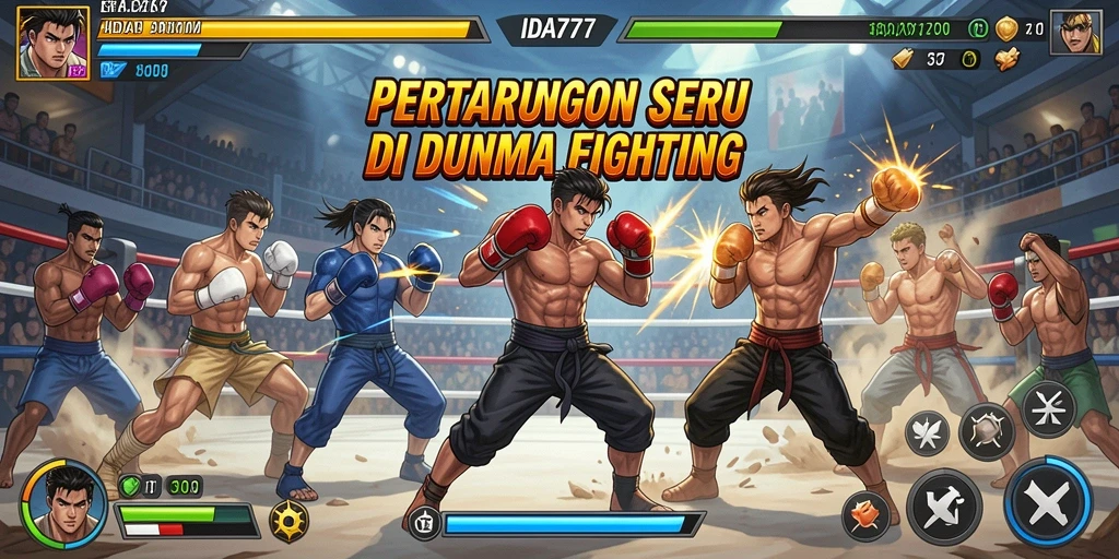 Gameplay Fighting yang seru dan mendebarkan di IDA777.
