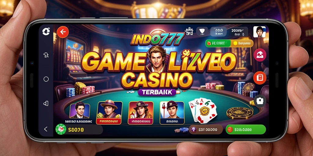 Tampilan menarik dari gameplay Live Casino INDO777 dengan dealer profesional.