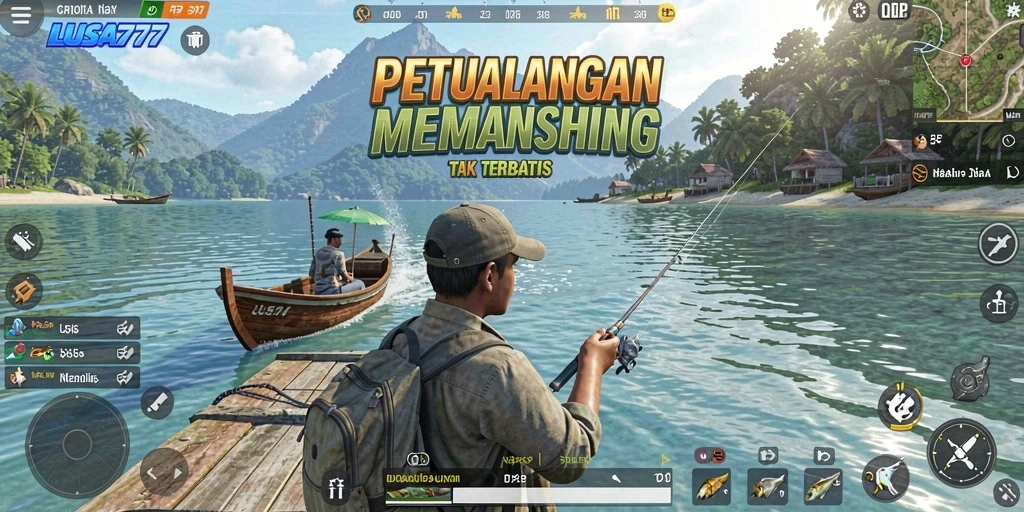 Tangkapan ikan yang sukses dalam gameplay LUSA777.