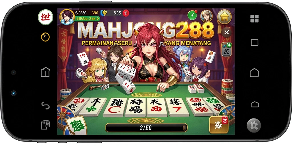 Tampilan gameplay menarik dan karakter anime yang beragam.