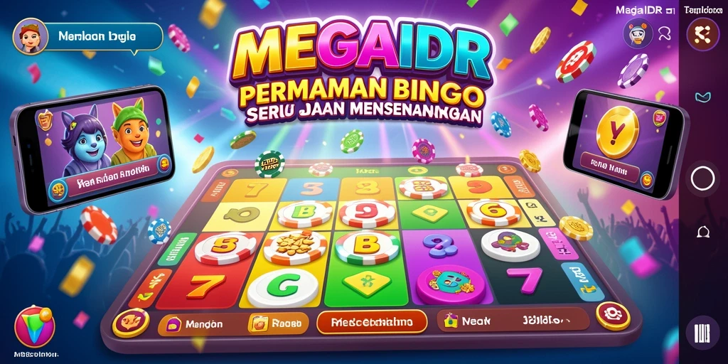 Tampilan gameplay Bingo yang seru dan interaktif.