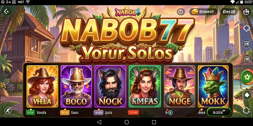 Screenshot gameplay NABOB77 yang menampilkan keseruan slot.