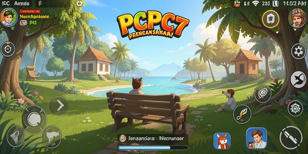 Tampilan menarik dari <strong>PCPC7</strong> saat bermain dengan teman.
