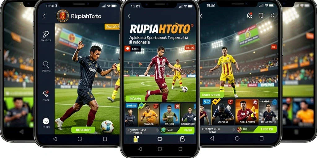 Tampilan antarmuka RUPIAHTOTO yang menarik untuk taruhan olahraga.