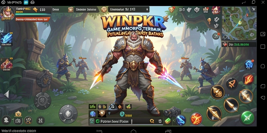 Menggambarkan gameplay menarik dalam dunia WINPKR.